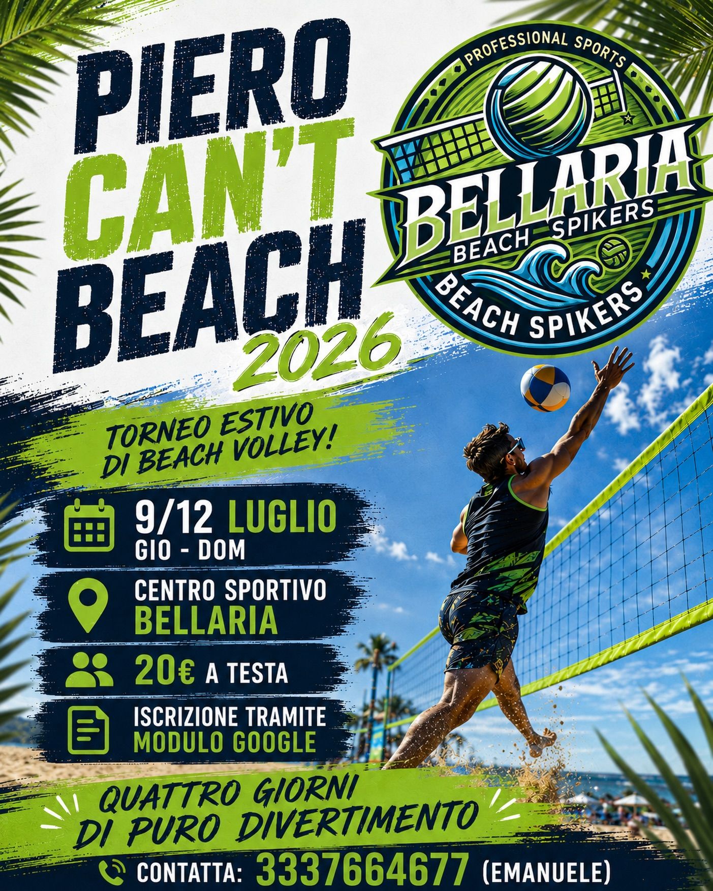 piero can't beach beach volley bellaria