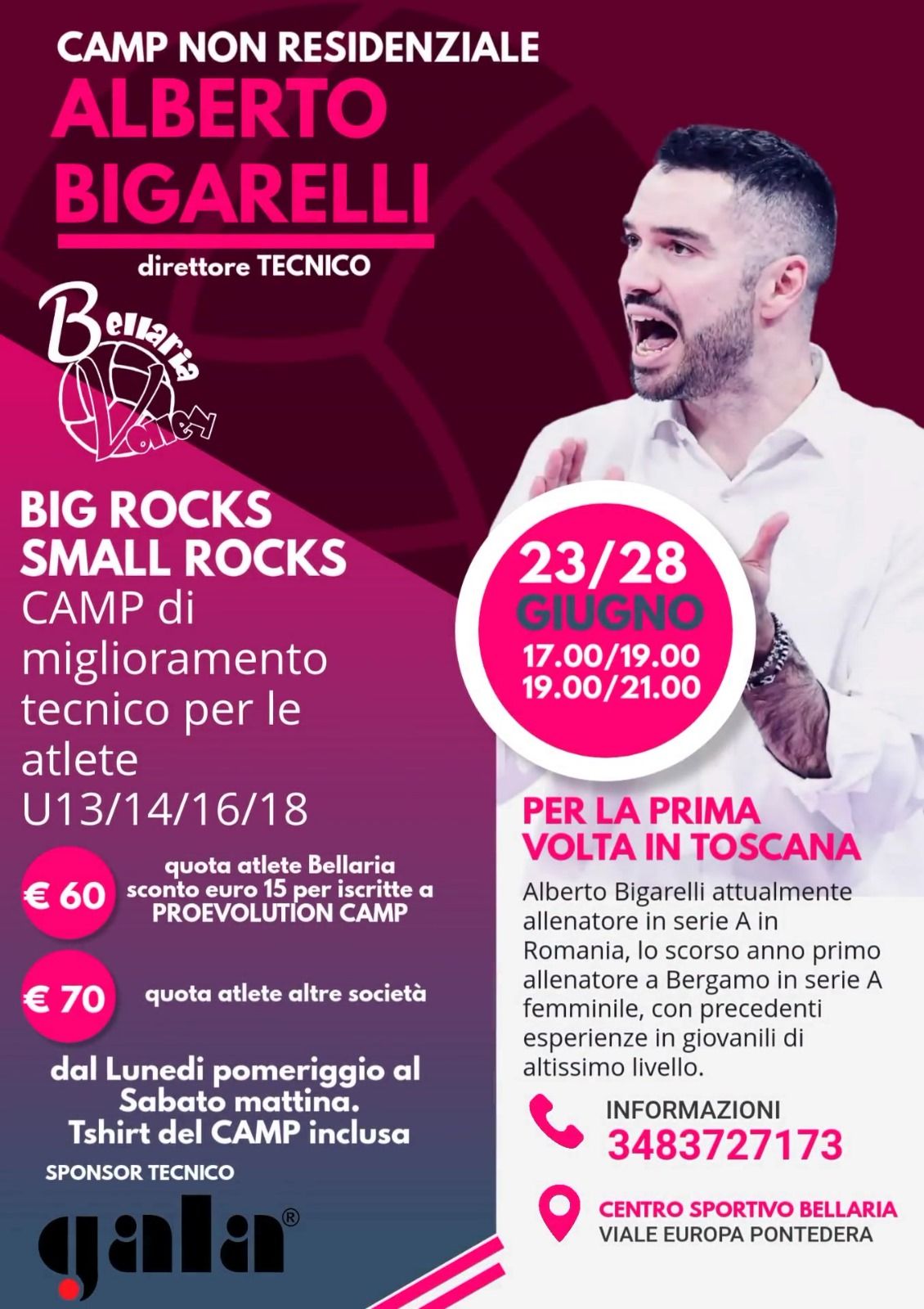 city camp bellaria volley - camp estivo di pallavolo
