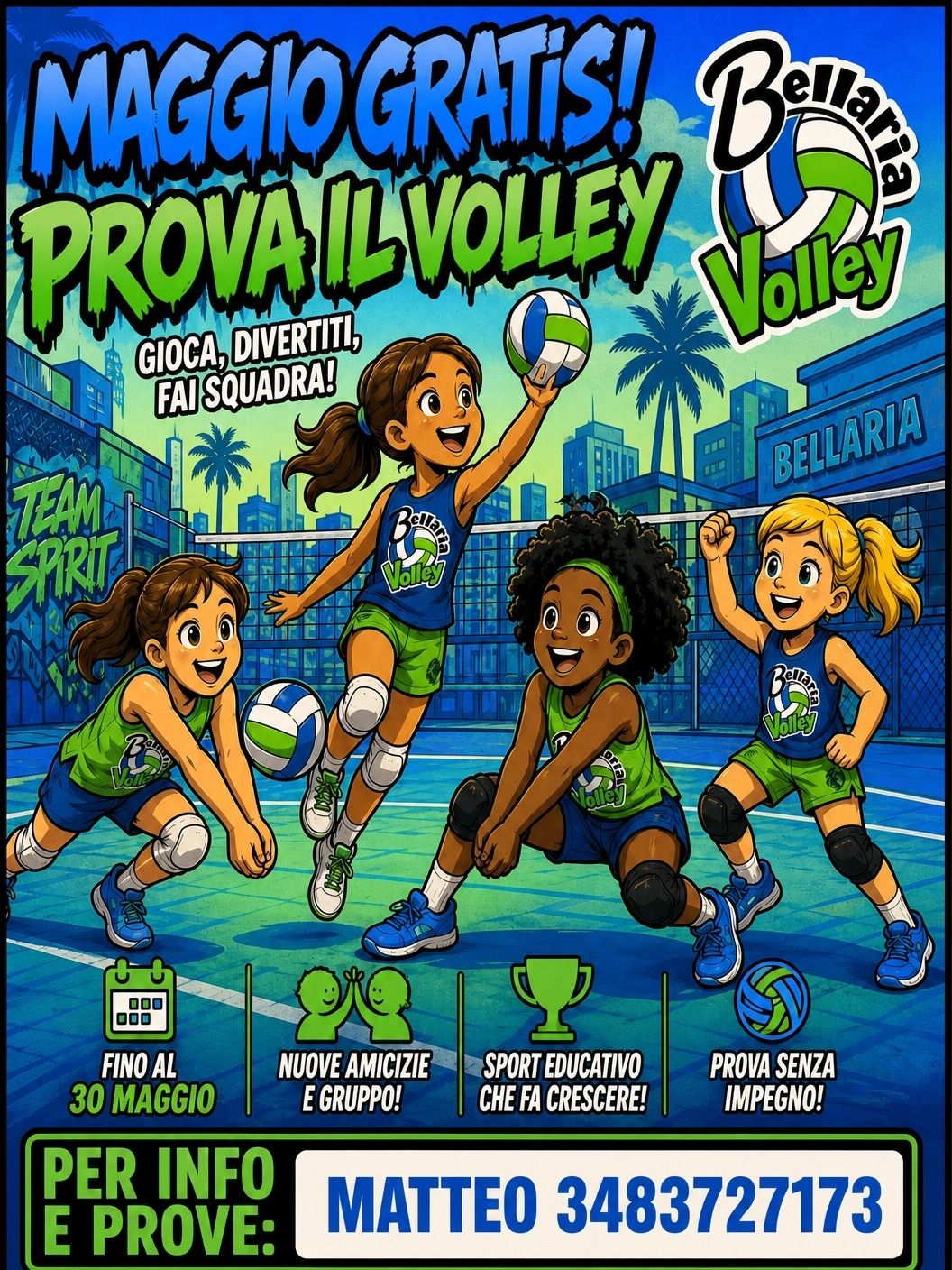 prove gratis pallavolo maggio